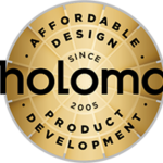 Holoma Affordable Design Product Development gold seal